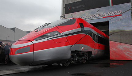 Il nuovissimo Frecciarossa 1000. Copyright: Ferrovie dello Stato Italiane 