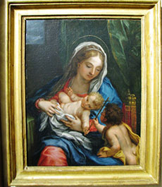 Madonna con Bambino e San Giovannino rubato dall'Arcivescovado di Milano