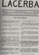 La rivista Lacerba, 1913