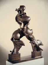 Umberto Boccioni, Forme uniche nella continuità dello spazio, bronzo, 110x89,5x40 cm, 1913. Civico Museo d'Arte Contemporanea di Milano (CIMAC)