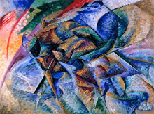 Umberto Boccioni, Dinamismo di un ciclista