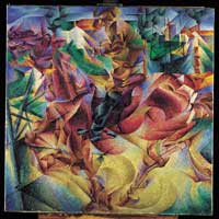 Umberto Boccioni,
Elasticità, 1912. Milano, Civico Museo d'Arte Contemporanea
