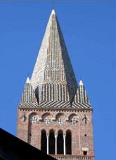 Genova Il campanile della chiesa di Sant'Agostino