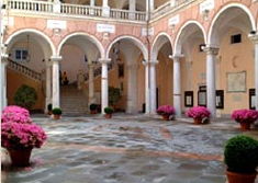 Genova Palazzo Tursi, il cortile