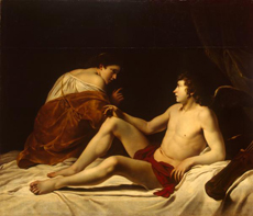 Orazio Gentileschi, Amore e Psiche, Museo Statale Ermitage, San Pietroburgo