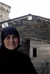Un'anziana donna di Ushguli,
Svaneti
