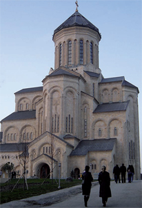 La cattedrale Sameba a Tbilisi