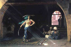Un dipinto del pittore ottocentesco Jean-Léon Gérôme 