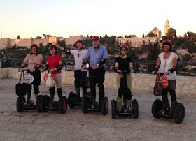 Gerusalemme in bici e in segway