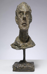 Alberto Giacometti in privato 4 Alberto Giacometti, Tête de Diego, col roulé, Succession Giacometti, all rights riserved.