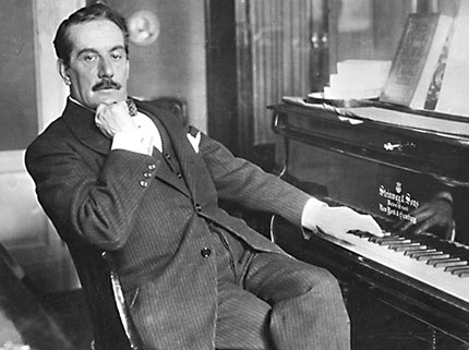 Il maestro Giacomo Puccini