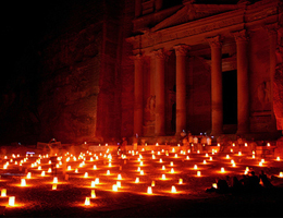 Amman La notte a Petra