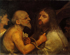 Giorgione o Tiziano, Cristo portacroce. Venezia, Scuola Grande Arciconfraternita di San Rocco 