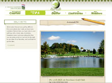 Una pagina del sito web www.golfinpa.com