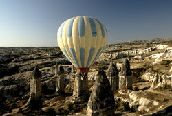 Sorvolando Göreme