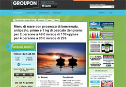 Groupon, sito di couponing