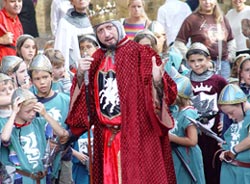 Re Artù e i cavalieri