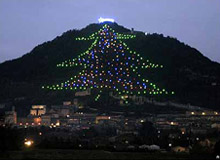 L'albero luminoso di Gubbio