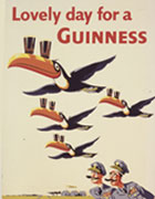 Manifesto pubblicitario del 1929 della serie My Goodness, My Guinness (Guinness®)