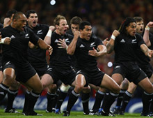 L'Haka degli All Blacks a San Siro