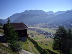Uno sguardo sulla Valle di Livigno (Foto: Hans Rey)