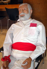 Hemingway alla sede del Turismo di Pamplona