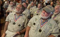 I sosia di Ernest Hemingway. Foto di Andy Newman, Florida Keys News Bureau
