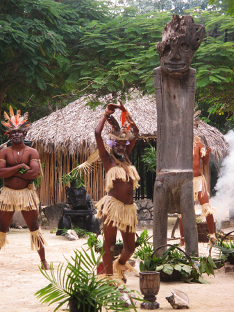 Manati Park, una danza suggestiva ricordando i  nativi Taìnos