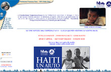 Homepage del sito della Fondazione Francesca Rava