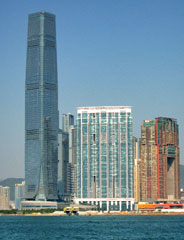 Hong Kong Grattacieli super a Kowloon