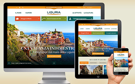 Nuovo portale web per il turismo in Liguria
