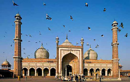 Jama Masjid, la Moschea del Venerdì di Delhi è la più grande dell'India