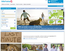 Interhome, homepage