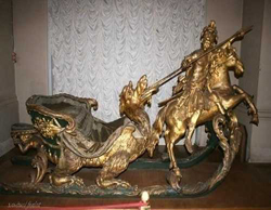 Slitta di carnevale (XVIII sec.) Museo di Stato dell'Hermitage, San Pietroburgo