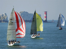 Regata nelle acque dell'Isola di Wight