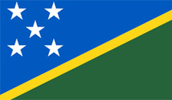 La bandiera delle Isole Salomone