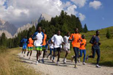 I maratoneti keniani