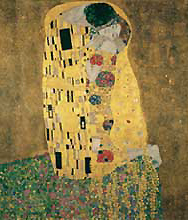 Gustav Klimt, Il bacio, © Belvedere Vienna 