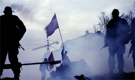 Guerra di indipendenza in Kosovo. Credit: Andrew Testa - www.politicaltours.com