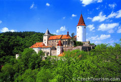 Lussemburgo Il castello di Krivoklat immerso nel verde (Foto: czechtourism.com) 