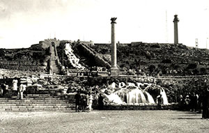 La cascata come appariva nel 1939