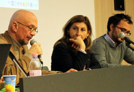 Giusi Nicolini, Sindaco di Lampedusa, con Maurizio Davolio, Presidente dell'Associazione Italiana Turismo Responsabile