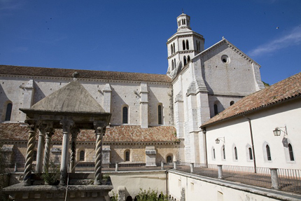 La splendida abbazia di Fossanova nei pressi di Priverno, in provincia di Latina