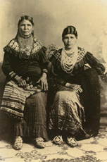 Due donne della tribù Lenape
