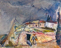Osvaldo Licini, Paesaggio marchigiano (Il trogolo), 1927