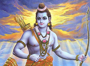 Diwali Raffigurazione di Rama