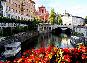 Slovenia Il centro storico di Lubiana