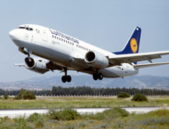 Un aereo della flotta Lufthansa