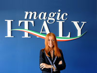 Il ministro Brambilla con il logo Magic Italy