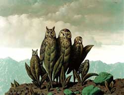 René Magritte, Les compagnons de la peur, 1942, Collection privée, Bruxelles, © ADAGP, Paris 2008